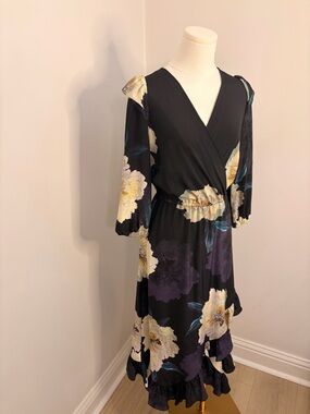 Tracy Reese Silk Floral Dress Size XS